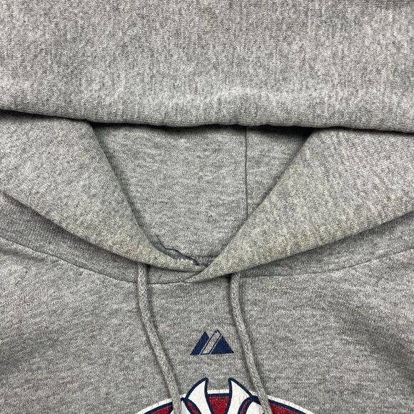 Vintage New York Yankees Hoodie Mens Extra Large Gray World Series Champions MLB - Picture 5 of 12